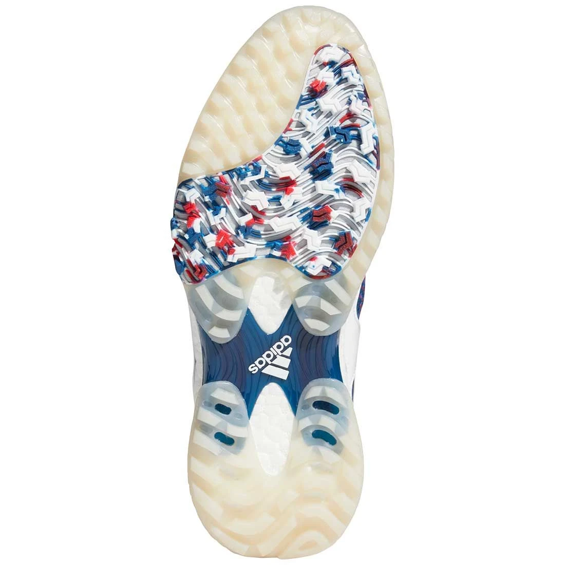 Adidas Women's Codechaos 21 Golf Shoes White/Marine/Scarlet 2 Adidas Women's Codechaos 21 Golf Shoes White/Marine/Scarlet - Image 2