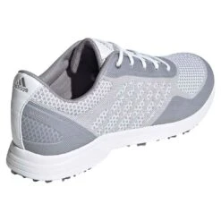 Adidas Women's AlphaFlex Sport Golf Shoes White/Glory Grey -Callaway Store adidas womens alphaflex sport golf shoes white glory grey heel itempicture