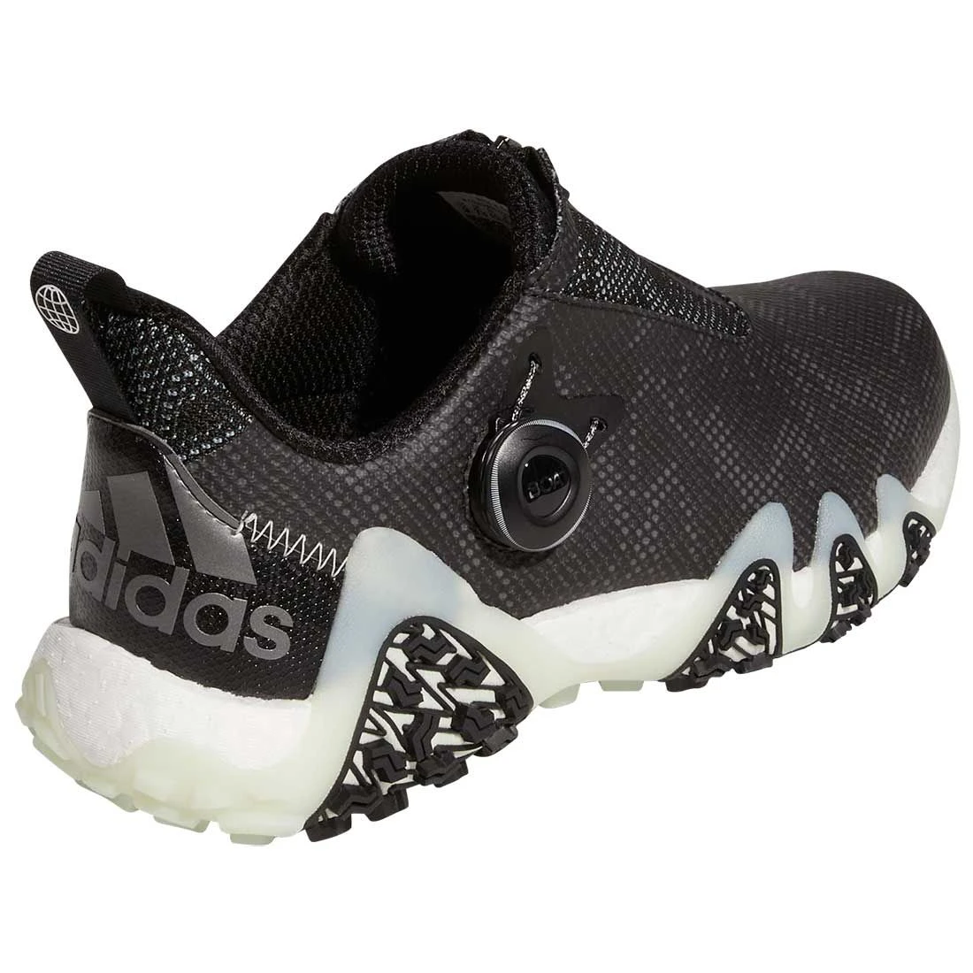 Adidas Women's Codechaos 22 BOA Golf Shoes Black/Linen Green/Dark Silver 4 Adidas Women's Codechaos 22 BOA Golf Shoes Black/Linen Green/Dark Silver - Image 4