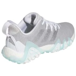 Adidas Women's Codechaos 22 Golf Shoes Grey One/Silver/Almost Blue 10 Adidas Women's Codechaos 22 Golf Shoes Grey One/Silver/Almost Blue -Callaway Store adidas womens codechaos 22 golf shoes grey one silver almost blue back itempicture