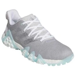 Adidas Women's Codechaos 22 Golf Shoes Grey One/Silver/Almost Blue 9 Adidas Women's Codechaos 22 Golf Shoes Grey One/Silver/Almost Blue -Callaway Store adidas womens codechaos 22 golf shoes grey one silver almost blue front itempicture