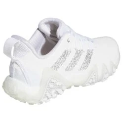 Adidas Women's Codechaos 22 Golf Shoes White/Silver/Clear Pink 10 Adidas Women's Codechaos 22 Golf Shoes White/Silver/Clear Pink -Callaway Store adidas womens codechaos 22 golf shoes white silver clear pink back itempicture