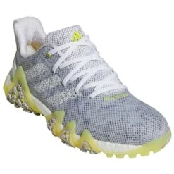 Adidas Women's Codechaos 22 Golf Shoes White/White/Beam Yellow 9 Adidas Women's Codechaos 22 Golf Shoes White/White/Beam Yellow -Callaway Store adidas womens codechaos 22 golf shoes white white beam yellow front itempicture