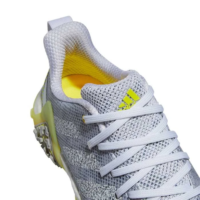Adidas Women's Codechaos 22 Golf Shoes White/White/Beam Yellow 6 Adidas Women's Codechaos 22 Golf Shoes White/White/Beam Yellow - Image 6