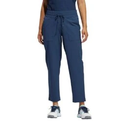 Adidas Women's Go-To Commuter Pants -Callaway Store adidas womens go to commuter pants crew navy front on model itempicture