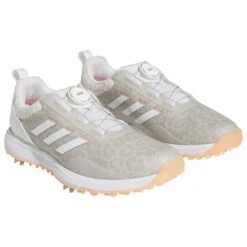Adidas Women's S2G 23 BOA Golf Shoes White/Coral Fusion 11 Adidas Women's S2G 23 BOA Golf Shoes White/Coral Fusion -Callaway Store adidas womens s2g 23 boa golf shoes white coral fusion front itempicture