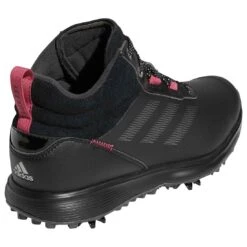 Adidas Women's S2G Mid-Cut Golf Shoes Black -Callaway Store adidas womens s2g mid cut golf shoes black heel itempicture