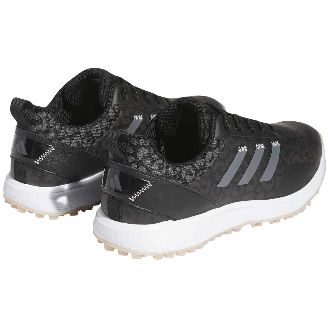 Adidas Women's S2G SL 23 Golf Shoes Black/Grey Five/Wonder Taupe 4 Adidas Women's S2G SL 23 Golf Shoes Black/Grey Five/Wonder Taupe - Image 4