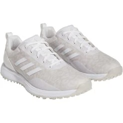 Adidas Women's S2G SL 23 Golf Shoes White/Dash Grey 9 Adidas Women's S2G SL 23 Golf Shoes White/Dash Grey -Callaway Store adidas womens s2g sl 23 golf shoes white dash grey front itempicture