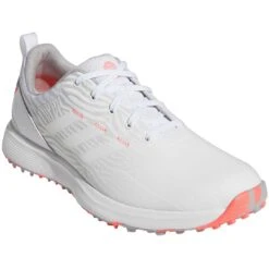 Adidas Women's S2G Spikeless Golf Shoes White/Grey Two 5 Adidas Women's S2G Spikeless Golf Shoes White/Grey Two -Callaway Store adidas womens s2g spikeless golf shoes white grey two gz3912 front itempicture