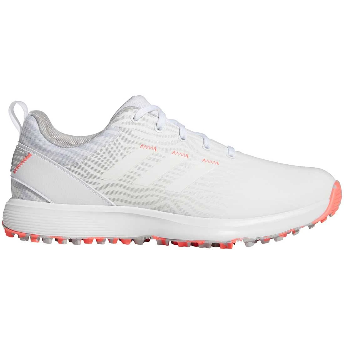 Adidas Women's S2G Spikeless Golf Shoes White/Grey Two 1 Adidas Women's S2G Spikeless Golf Shoes White/Grey Two