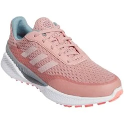 Adidas Women's Summervent Golf Shoes Wonder Mauve/Magic Grey 8 Adidas Women's Summervent Golf Shoes Wonder Mauve/Magic Grey -Callaway Store adidas womens summervent golf shoes wonder mauve magic grey gv9764 front itempicture