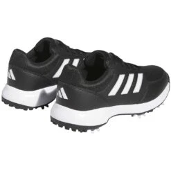 Adidas Women's Tech Response 3.0 Golf Shoes Black/White/Silver 10 Adidas Women's Tech Response 3.0 Golf Shoes Black/White/Silver -Callaway Store adidas womens tech response 3 0 golf shoes black white silver back itempicture