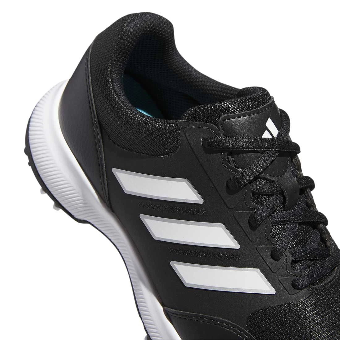 Adidas Women's Tech Response 3.0 Golf Shoes Black/White/Silver 6 Adidas Women's Tech Response 3.0 Golf Shoes Black/White/Silver - Image 6