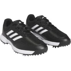 Adidas Women's Tech Response 3.0 Golf Shoes Black/White/Silver 9 Adidas Women's Tech Response 3.0 Golf Shoes Black/White/Silver -Callaway Store adidas womens tech response 3 0 golf shoes black white silver front itempicture