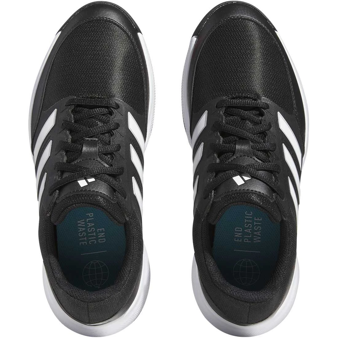 Adidas Women's Tech Response 3.0 Golf Shoes Black/White/Silver 5 Adidas Women's Tech Response 3.0 Golf Shoes Black/White/Silver - Image 5