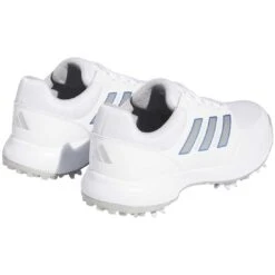Adidas Women's Tech Response 3.0 Golf Shoes White/Silver/Blue Fusion 10 Adidas Women's Tech Response 3.0 Golf Shoes White/Silver/Blue Fusion -Callaway Store adidas womens tech response 3 0 golf shoes white silver blue back itempicture