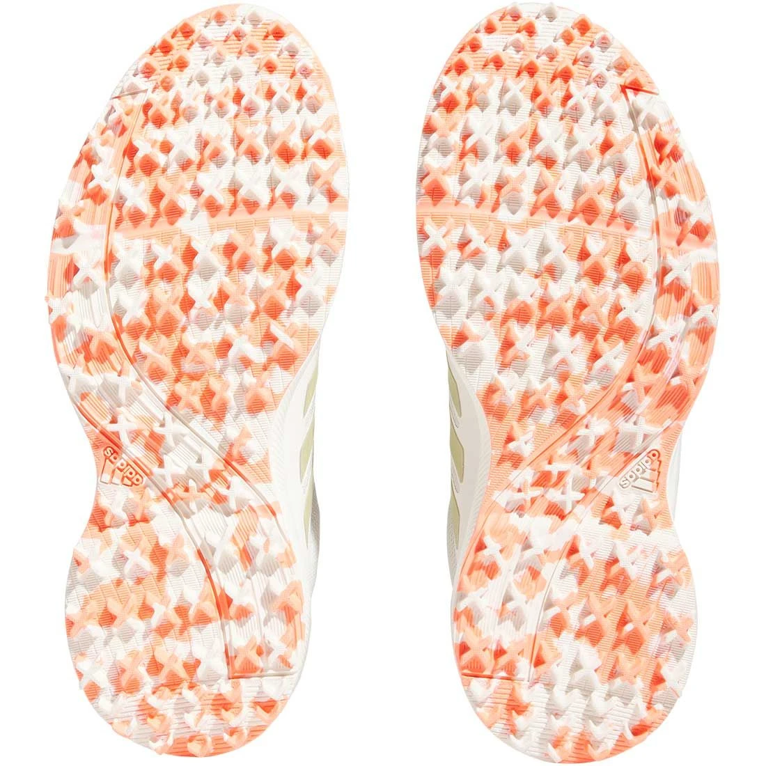 Adidas Women's Tech Response 3.0 SL Golf Shoes Chalk White/Silver/Coral Fusion 2 Adidas Women's Tech Response 3.0 SL Golf Shoes Chalk White/Silver/Coral Fusion - Image 2