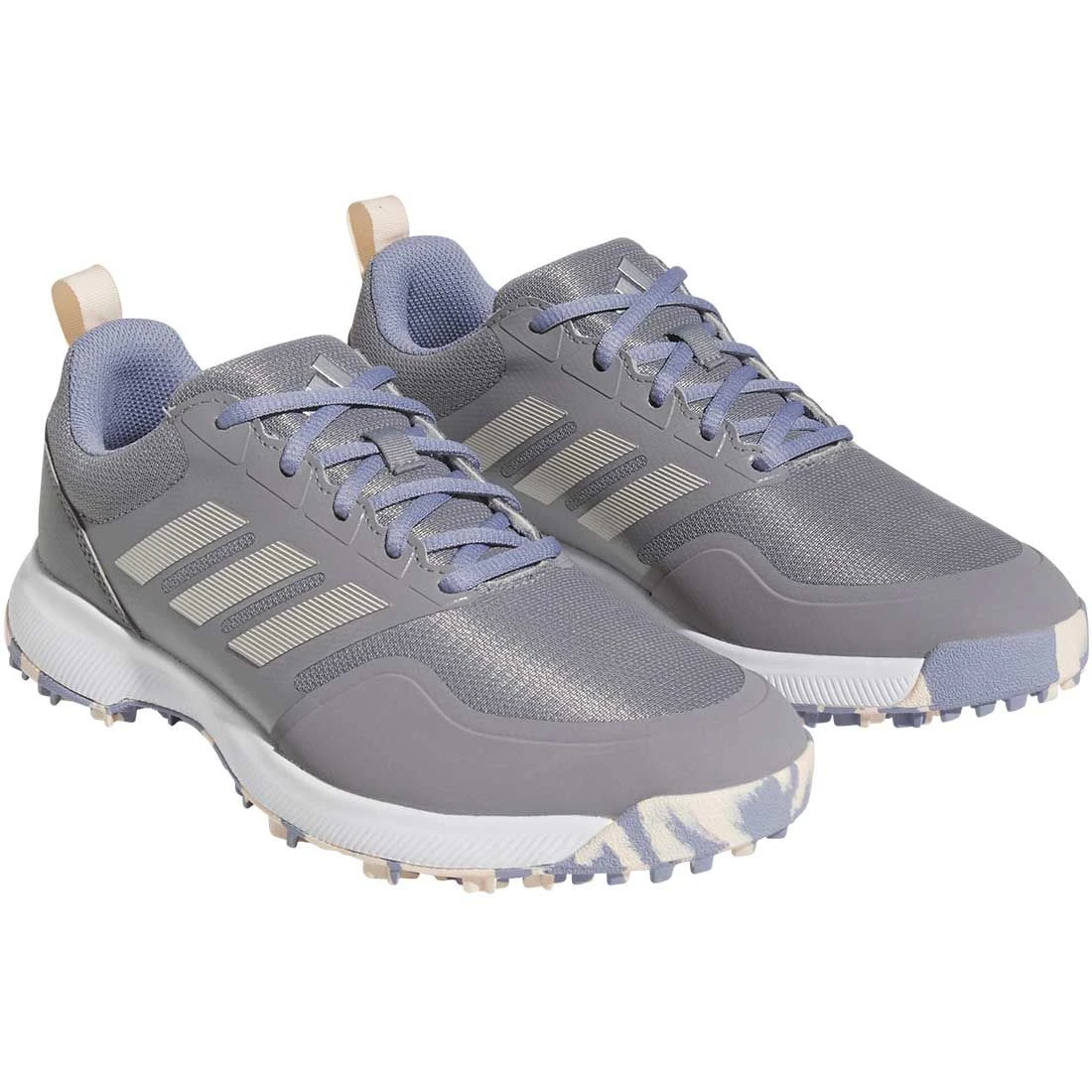 Adidas Women's Tech Response 3.0 SL Golf Shoes Grey Three/Silver/Silver Violet 3 Adidas Women's Tech Response 3.0 SL Golf Shoes Grey Three/Silver/Silver Violet - Image 3