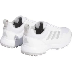 Adidas Women's Tech Response 3.0 SL Golf Shoes White/Grey Two/Silver 10 Adidas Women's Tech Response 3.0 SL Golf Shoes White/Grey Two/Silver -Callaway Store adidas womens tech response 3 0 sl golf shoes white grey silver back itempicture