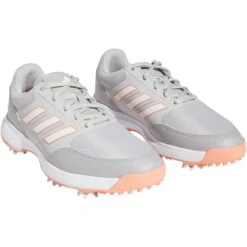 Adidas Women's Tech Response 3.0 Golf Shoes Grey Two/White/Coral Fusion 11 Adidas Women's Tech Response 3.0 Golf Shoes Grey Two/White/Coral Fusion -Callaway Store adidas womens tech response 3 golf shoes grey two white coral fusion front itempicture