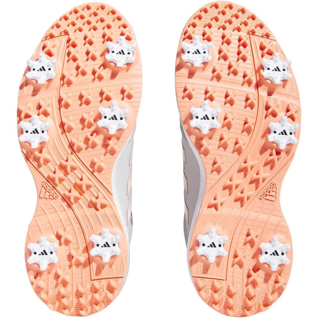 Adidas Women's Tech Response 3.0 Golf Shoes Grey Two/White/Coral Fusion 2 Adidas Women's Tech Response 3.0 Golf Shoes Grey Two/White/Coral Fusion - Image 2