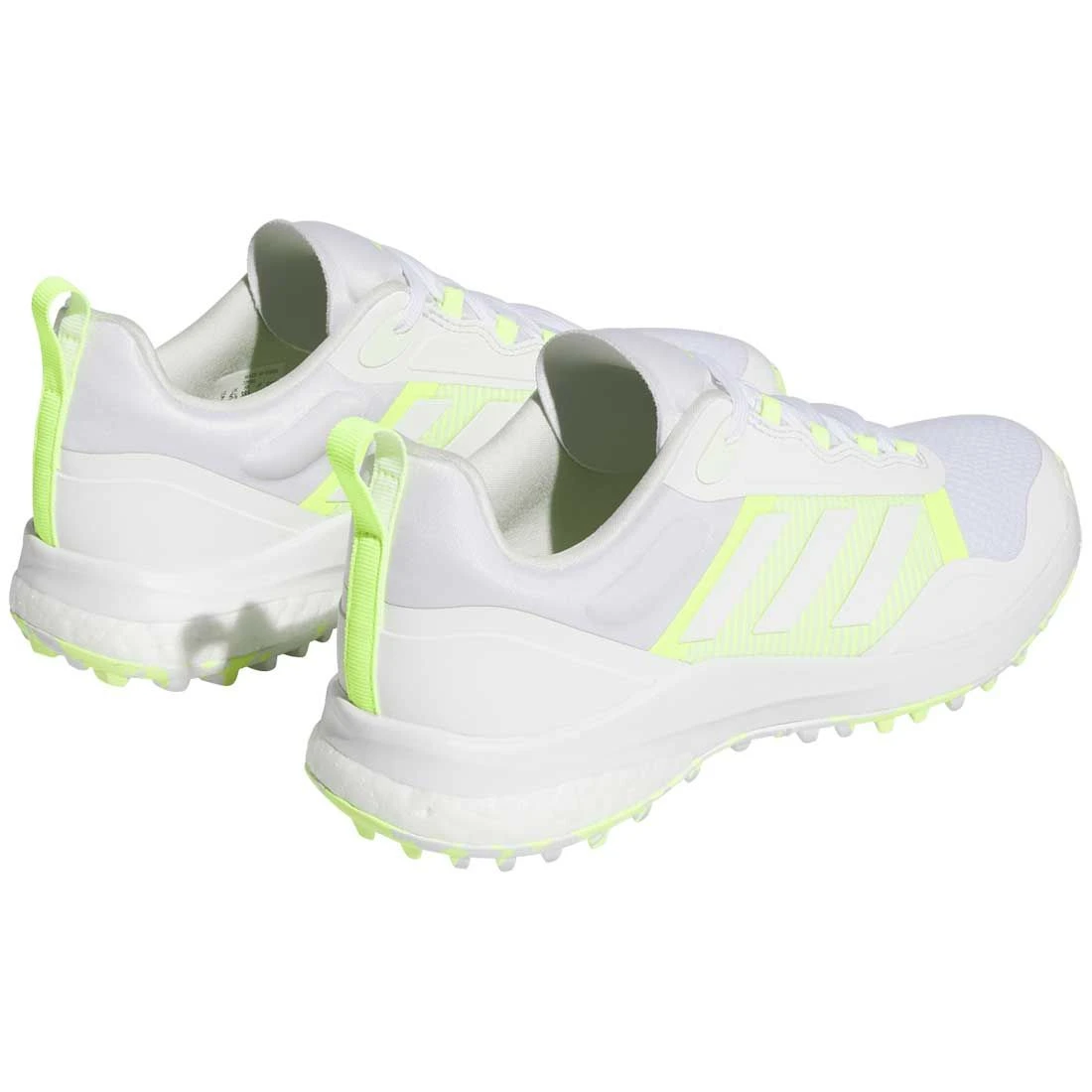 Adidas Women's Zoysia Golf Shoes White/Lucid Lemon 6 Adidas Women's Zoysia Golf Shoes White/Lucid Lemon - Image 6