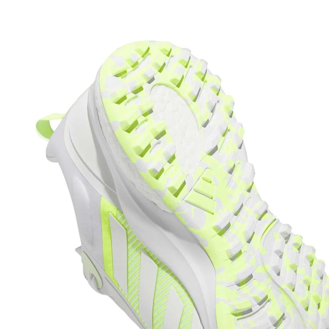 Adidas Women's Zoysia Golf Shoes White/Lucid Lemon 8 Adidas Women's Zoysia Golf Shoes White/Lucid Lemon - Image 8