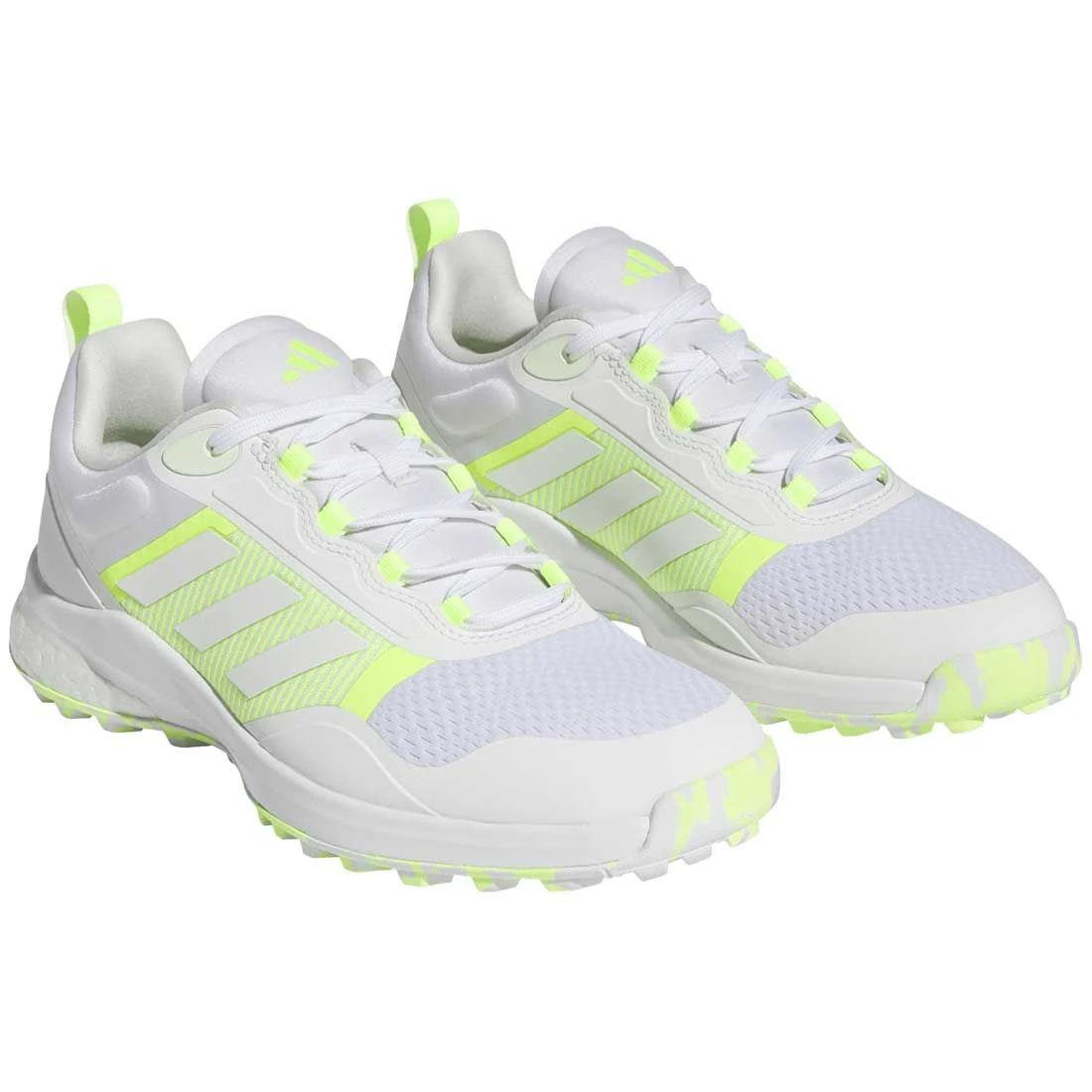 Adidas Women's Zoysia Golf Shoes White/Lucid Lemon 5 Adidas Women's Zoysia Golf Shoes White/Lucid Lemon - Image 5
