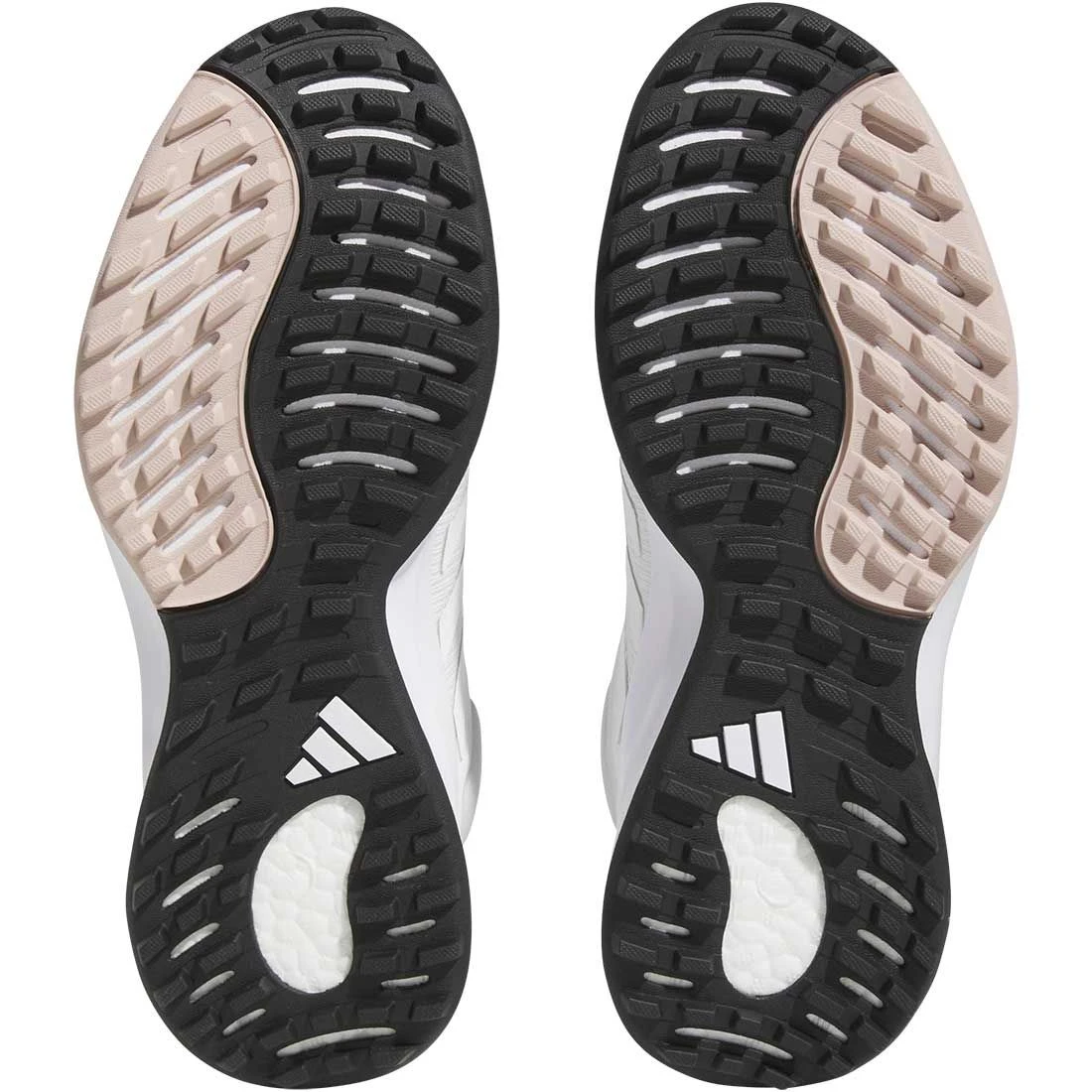 Adidas Women's Zoysia Golf Shoes White/Wonder Taupe 2 Adidas Women's Zoysia Golf Shoes White/Wonder Taupe - Image 2