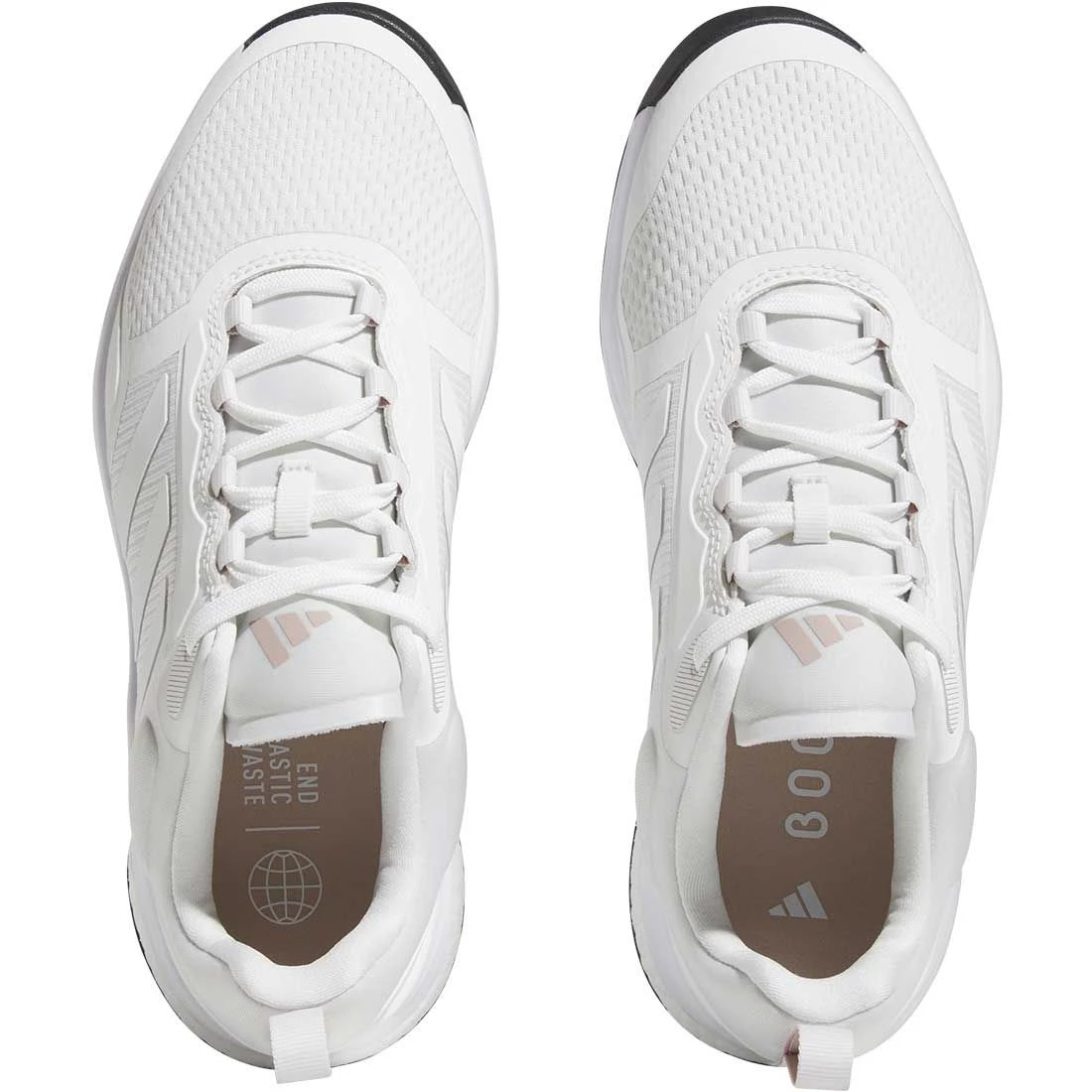 Adidas Women's Zoysia Golf Shoes White/Wonder Taupe 6 Adidas Women's Zoysia Golf Shoes White/Wonder Taupe - Image 6