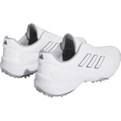 Adidas ZG23 Golf Shoes White/Silver 12 Adidas ZG23 Golf Shoes White/Silver -Callaway Store adidas zg23 golf shoes white silver gw1177 back itempicture