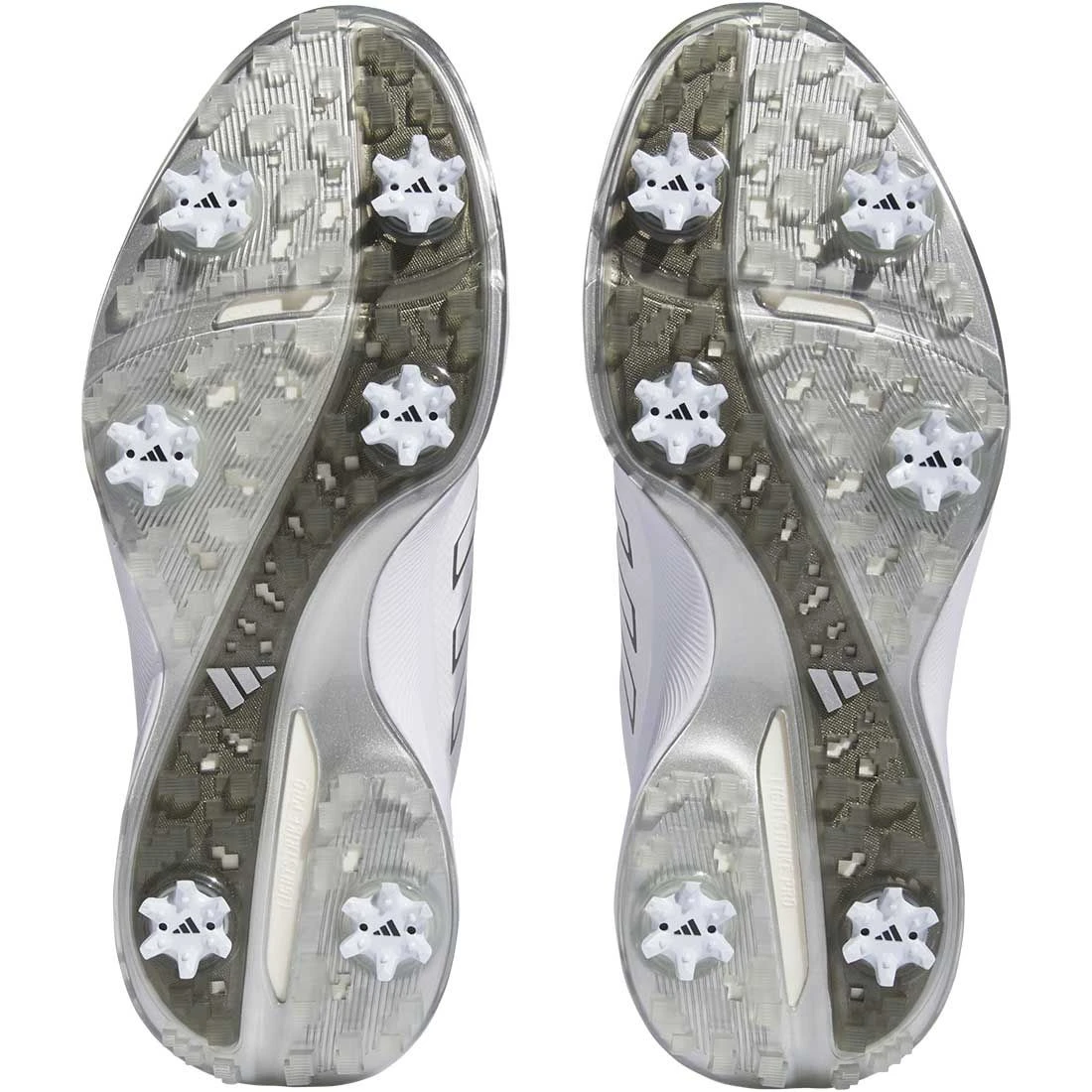 Adidas ZG23 Golf Shoes White/Silver 2 Adidas ZG23 Golf Shoes White/Silver - Image 2