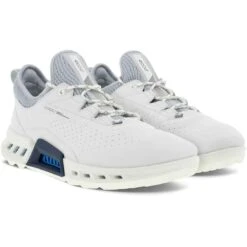 Ecco BIOM C4 Golf Shoes White/Grey 7 Ecco BIOM C4 Golf Shoes White/Grey -Callaway Store ecco biom c4 golf shoes white silver pair itempicture