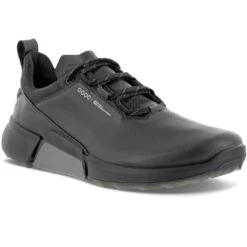 Ecco Biom H4 Golf Shoes Black/Black 10 Ecco Biom H4 Golf Shoes Black/Black -Callaway Store ecco biom h4 golf shoes black black toe itempicture