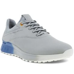 Ecco S-Three Golf Shoes Concrete/Retro Blue -Callaway Store ecco s three golf shoes concrete retro blue front itempicture