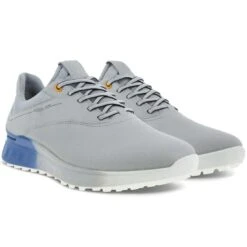 Ecco S-Three Golf Shoes Concrete/Retro Blue -Callaway Store ecco s three golf shoes concrete retro blue pair itempicture