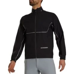 FootJoy DryJoys Select Rain Jacket 7 FootJoy DryJoys Select Rain Jacket -Callaway Store footjoy dryjoys select rain jacket black charcoal front itempicture
