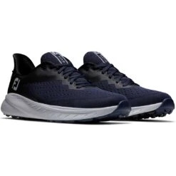 FootJoy Flex XP Golf Shoes Navy/Blue -Callaway Store footjoy fj flex xp golf shoes navy blue 56278 pair itempicture