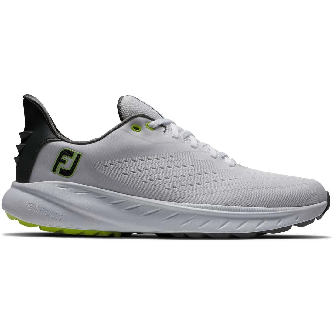 FootJoy Flex XP Golf Shoes White/Lime 1 FootJoy Flex XP Golf Shoes White/Lime