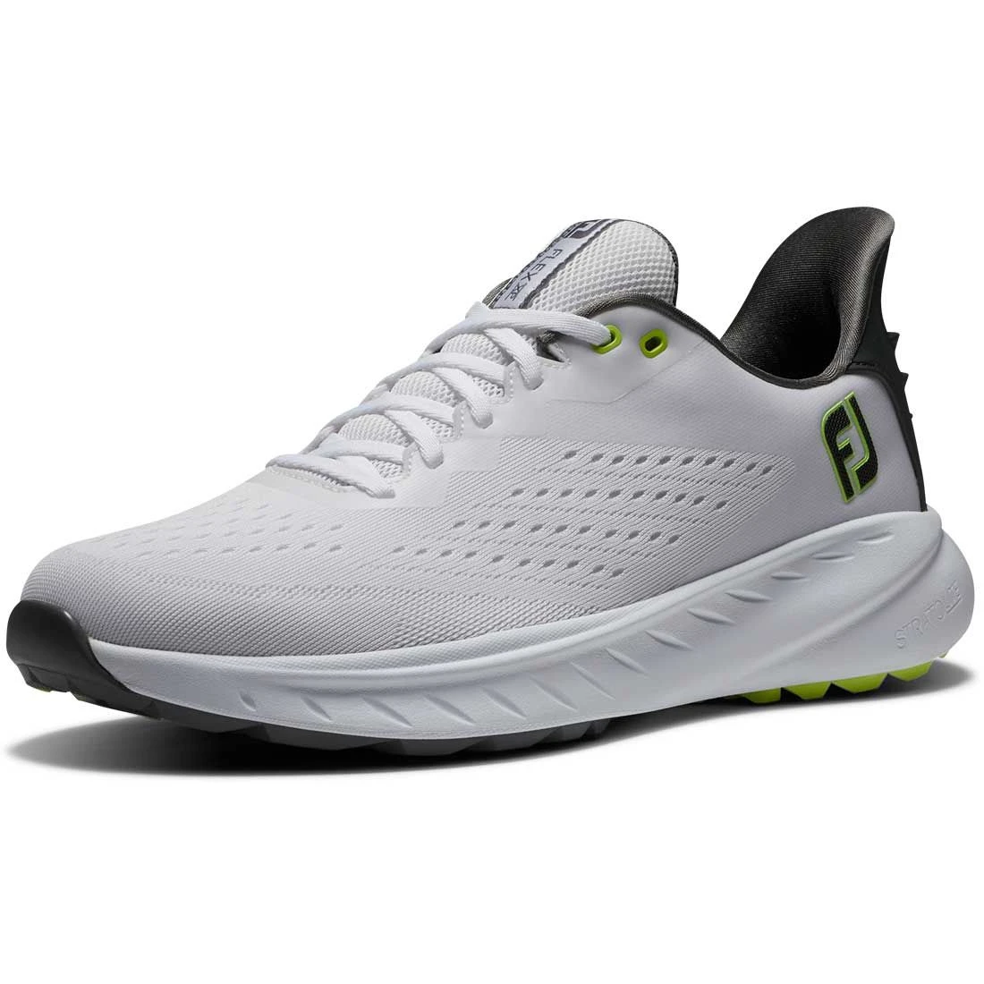 FootJoy Flex XP Golf Shoes White/Lime 3 FootJoy Flex XP Golf Shoes White/Lime - Image 3