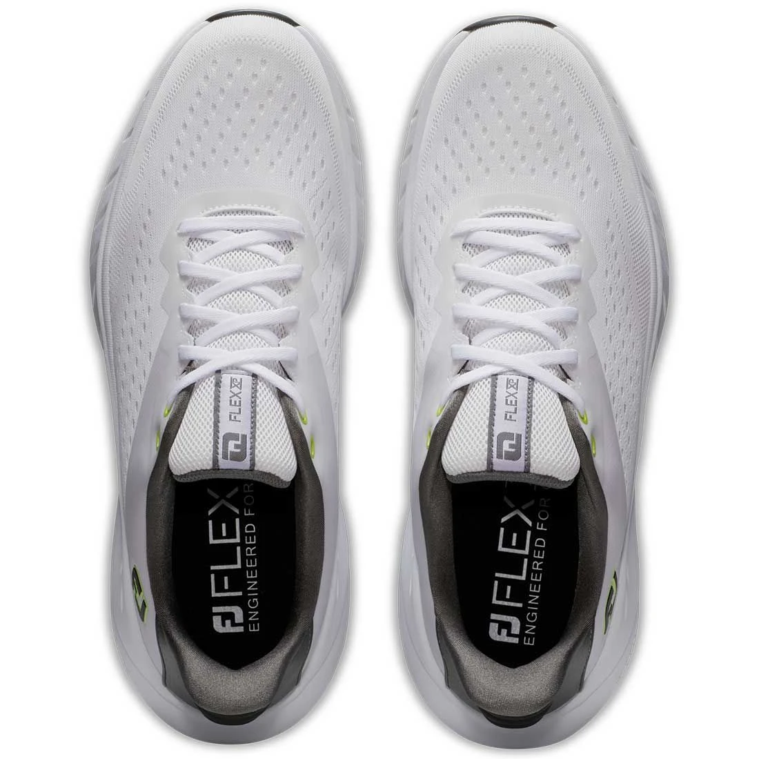 FootJoy Flex XP Golf Shoes White/Lime 7 FootJoy Flex XP Golf Shoes White/Lime - Image 7