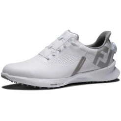 FootJoy FJ Fuel BOA Golf Shoes White 8 FootJoy FJ Fuel BOA Golf Shoes White -Callaway Store footjoy fj fuel boa golf shoes white 55446 toe itempicture