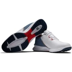 FootJoy FJ Fuel Golf Shoes White/Blue Fog/Red 10 FootJoy FJ Fuel Golf Shoes White/Blue Fog/Red -Callaway Store footjoy fj fuel golf shoes white blue fog red 55441 beauty itempicture