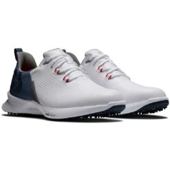 FootJoy FJ Fuel Golf Shoes White/Blue Fog/Red 9 FootJoy FJ Fuel Golf Shoes White/Blue Fog/Red -Callaway Store footjoy fj fuel golf shoes white blue fog red 55441 pair itempicture