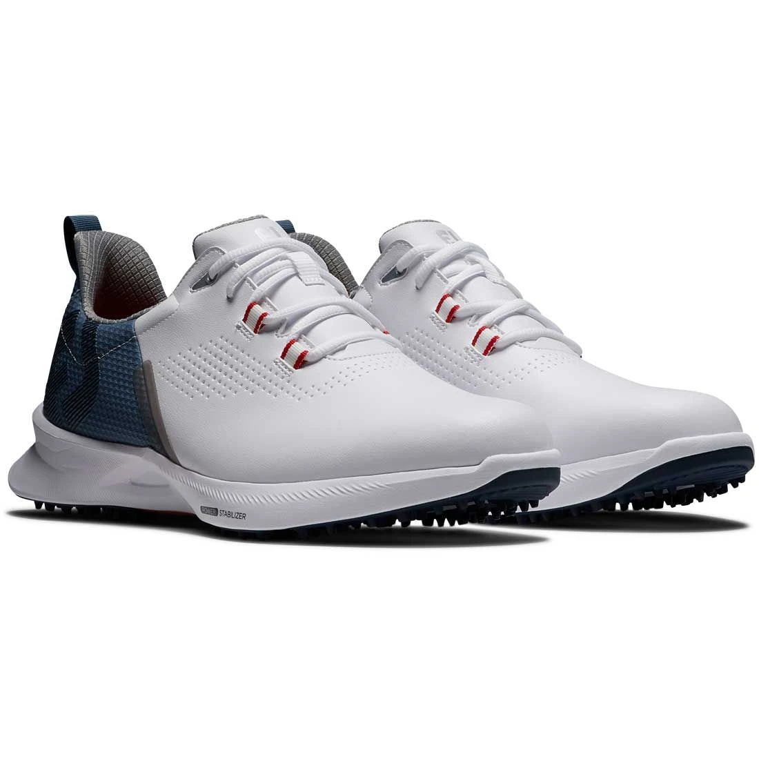 FootJoy FJ Fuel Golf Shoes White/Blue Fog/Red 4 FootJoy FJ Fuel Golf Shoes White/Blue Fog/Red - Image 4