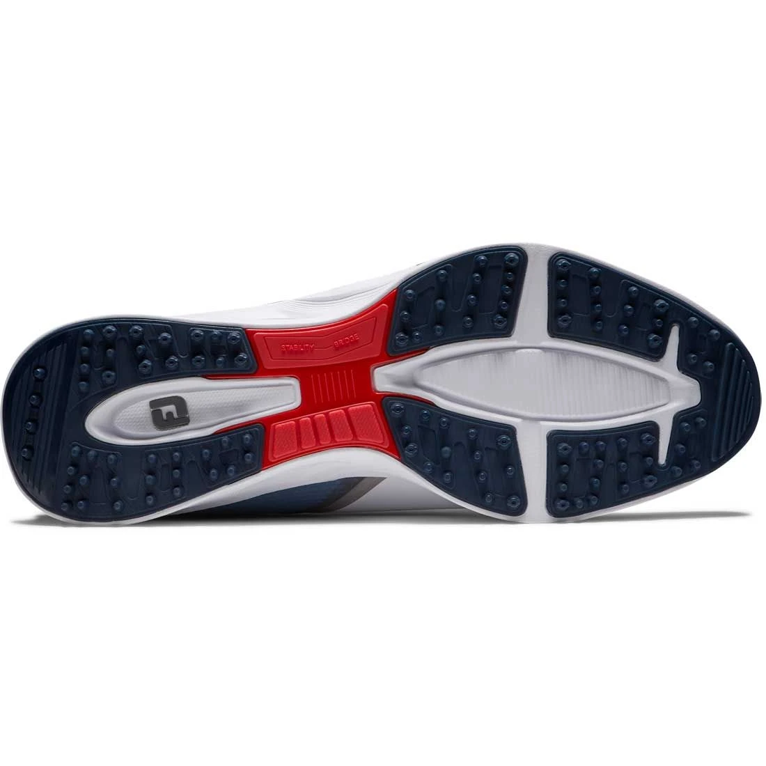 FootJoy FJ Fuel Golf Shoes White/Blue Fog/Red 2 FootJoy FJ Fuel Golf Shoes White/Blue Fog/Red - Image 2