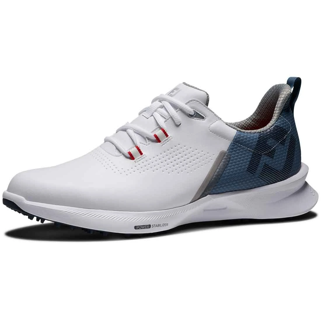 FootJoy FJ Fuel Golf Shoes White/Blue Fog/Red 3 FootJoy FJ Fuel Golf Shoes White/Blue Fog/Red - Image 3