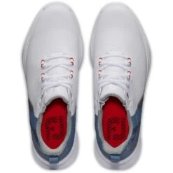 FootJoy FJ Fuel Golf Shoes White/Blue Fog/Red 11 FootJoy FJ Fuel Golf Shoes White/Blue Fog/Red -Callaway Store footjoy fj fuel golf shoes white blue fog red 55441 top itempicture
