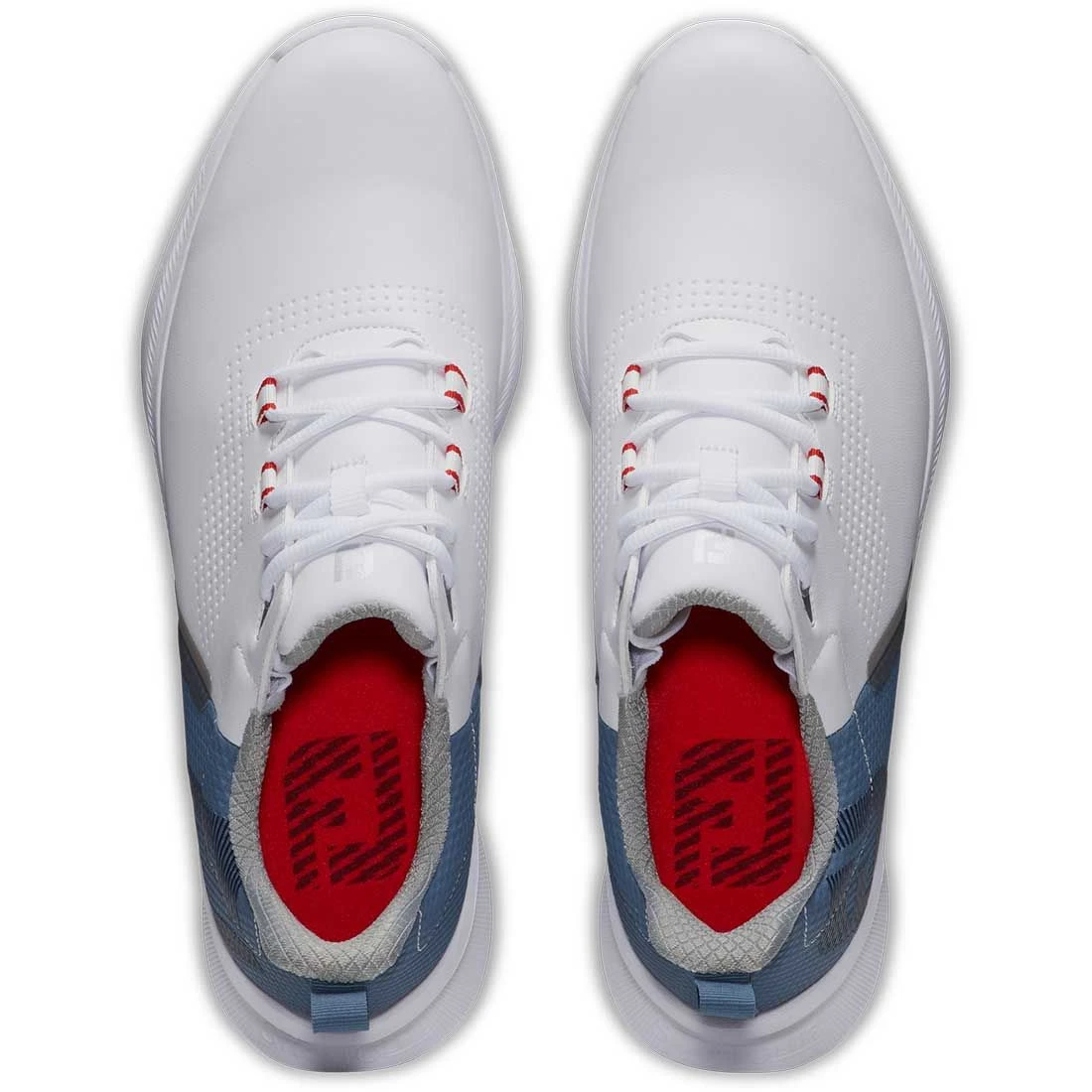 FootJoy FJ Fuel Golf Shoes White/Blue Fog/Red 6 FootJoy FJ Fuel Golf Shoes White/Blue Fog/Red - Image 6